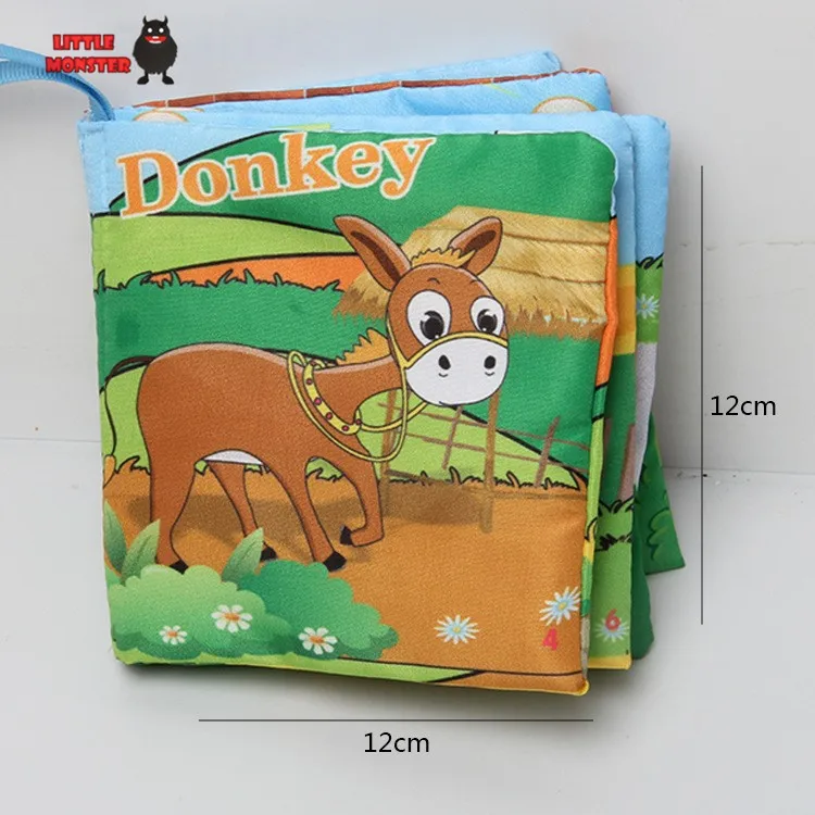 Английский язык мягкая ткань книга 0~ 12 месяцев Juguetes Bebe Brinquedos Para Bebe обучение и образование Детские Книги Игрушки