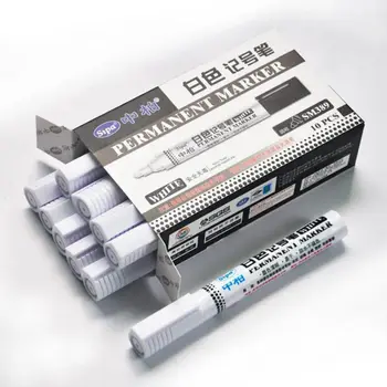 

Top 10 PCs Oil Marker Pens, Car Tire Tread Graffiti Repair Car Scratches Mark Pen Stationery For Rubber/ Metal/ Glass/ Wood