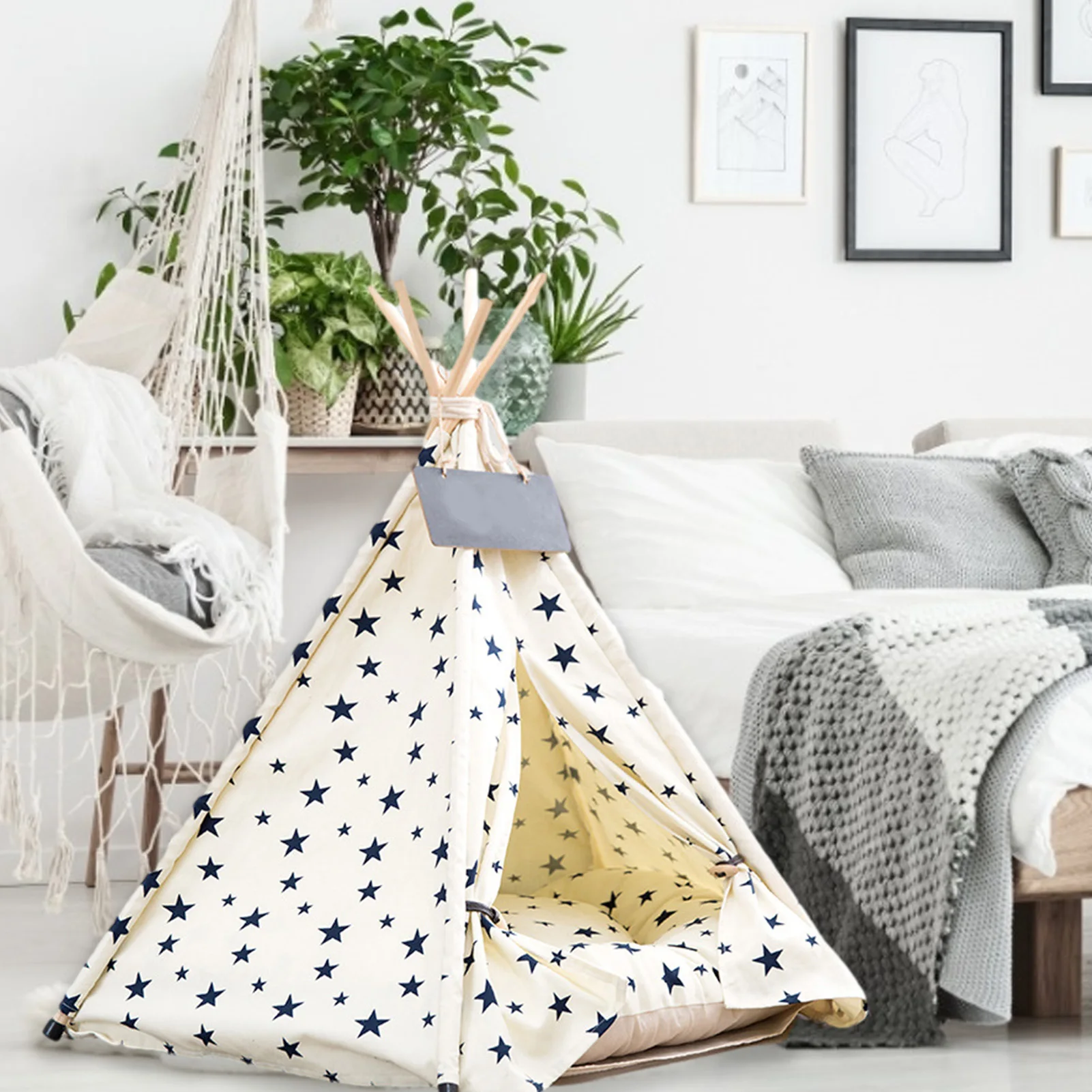 

Dog Bed Cat Bed With Cushion Luxery Portable Dog Tents Foldable Pet Houses For Small Medium Pet 2020 NEW