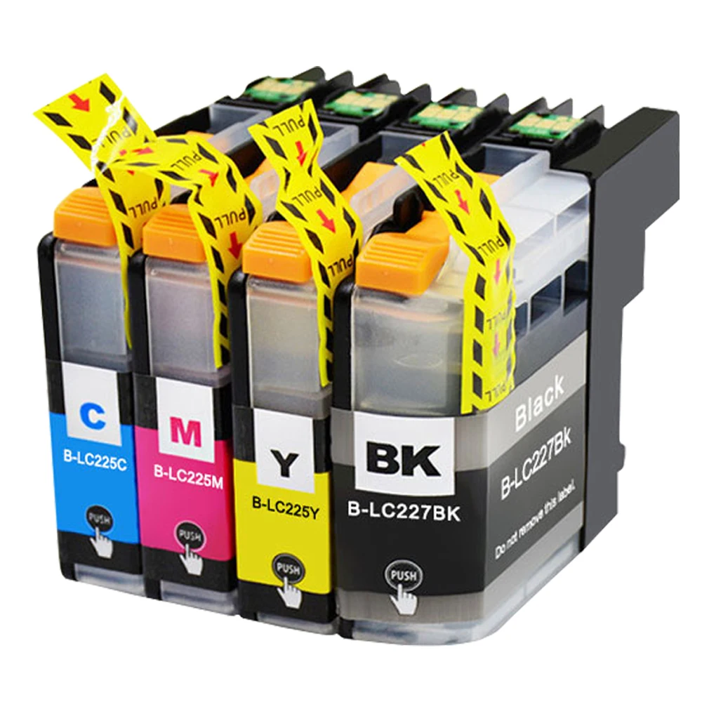 replacement ink cartridges for brother printers Compatlible For Brother LC227XL LC225XL LC227 LC225 LC227XLBK LC225XLC LC225XLM LC225XLY MFC-J4420DW J4620DW J4625DW DCP-J4120DW ink tank printer