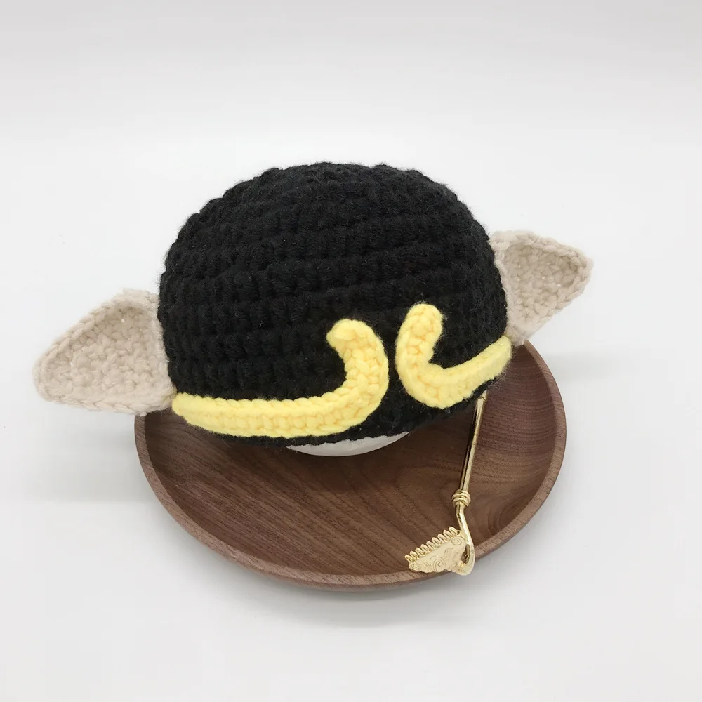 Реквизит для фотосъемки новорожденных с навесом, шляпа-копилка Marshal, кепка для фотосъемки с железными граблями, детская одежда, аксессуары для фотосъемки, вязаная детская шапка