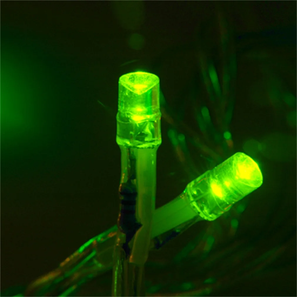 100 LED 12M Green String Fairy Lights 8 Modes Party Christmas Garden Valentines Wedding Decoration IP44 UK Plug