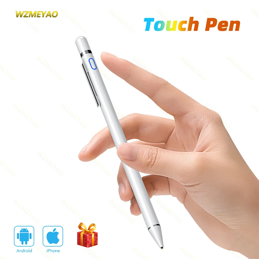 Universal Capacitive Active Stylus Touch Screen Pen Smart IOS/Android Apple iPad Phone Pencil Drawing Tablet Smartphone | Компьютеры и
