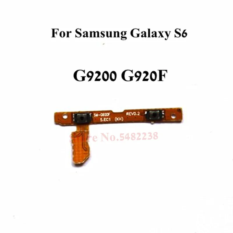 Оригинал для Sansung Galaxy S6 G9200 G920F громкость аудио + ключ боковой кнопки гибкий кабель