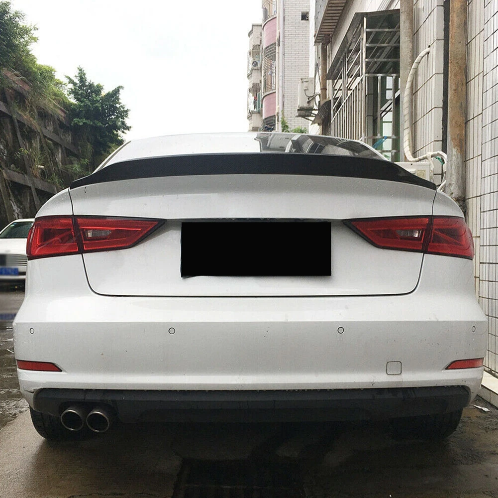 Карбоновый задний спойлер багажника загрузки крыло для Audi A3 седан