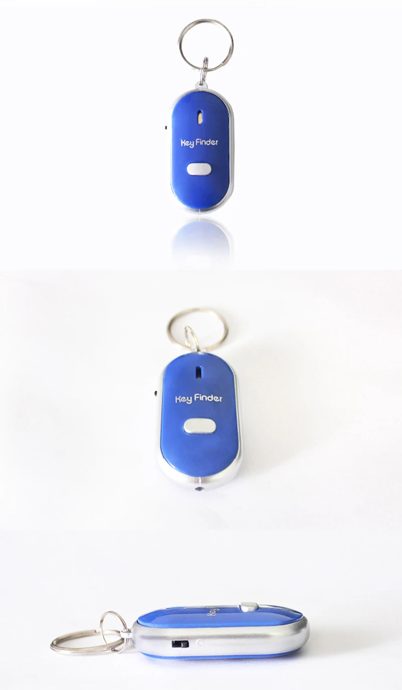 Мини-свисток анти-потерянный ключ-Искатель беспроводной умный мигающий звуковой сигнал дистанционный потерянный брелок локатор брелок с светодиодный фонарь