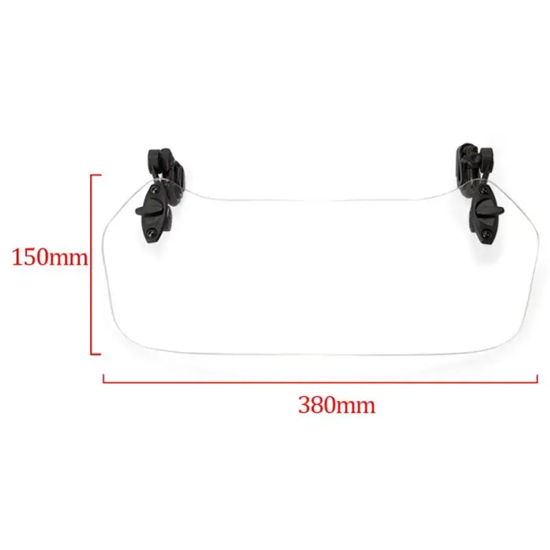 Мотоцикл Универсальный Регулируемый ветровой экран лобовое стекло белый настраиваемый легко установить и демонтировать для Kawasaki Suzuki