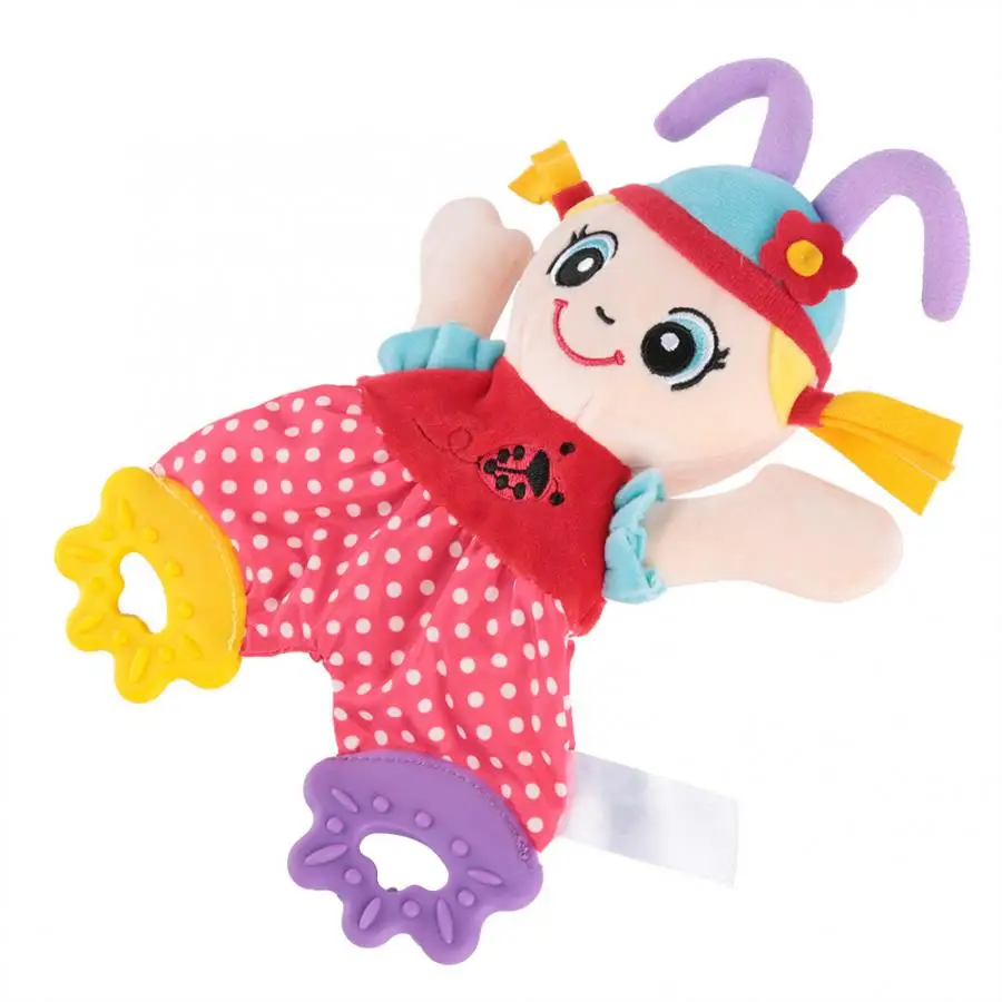 SOZZY Baby Toys погремушки для 13-24 месяцев Милая Успокаивающая кукла плюшевый мультяшный узор Детская Мягкая погремушка полотенце детская кровать погремушки игрушки
