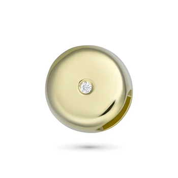 

Pendant in yellow gold with a diamond