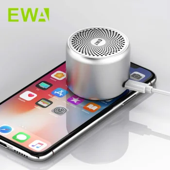 

EWA106 Pro Wireless Bluetooth Speaker Portable Metal Outdoor IP67 Waterproof Mini Subwoofer Double Chain Diaphragm Heavy Bass