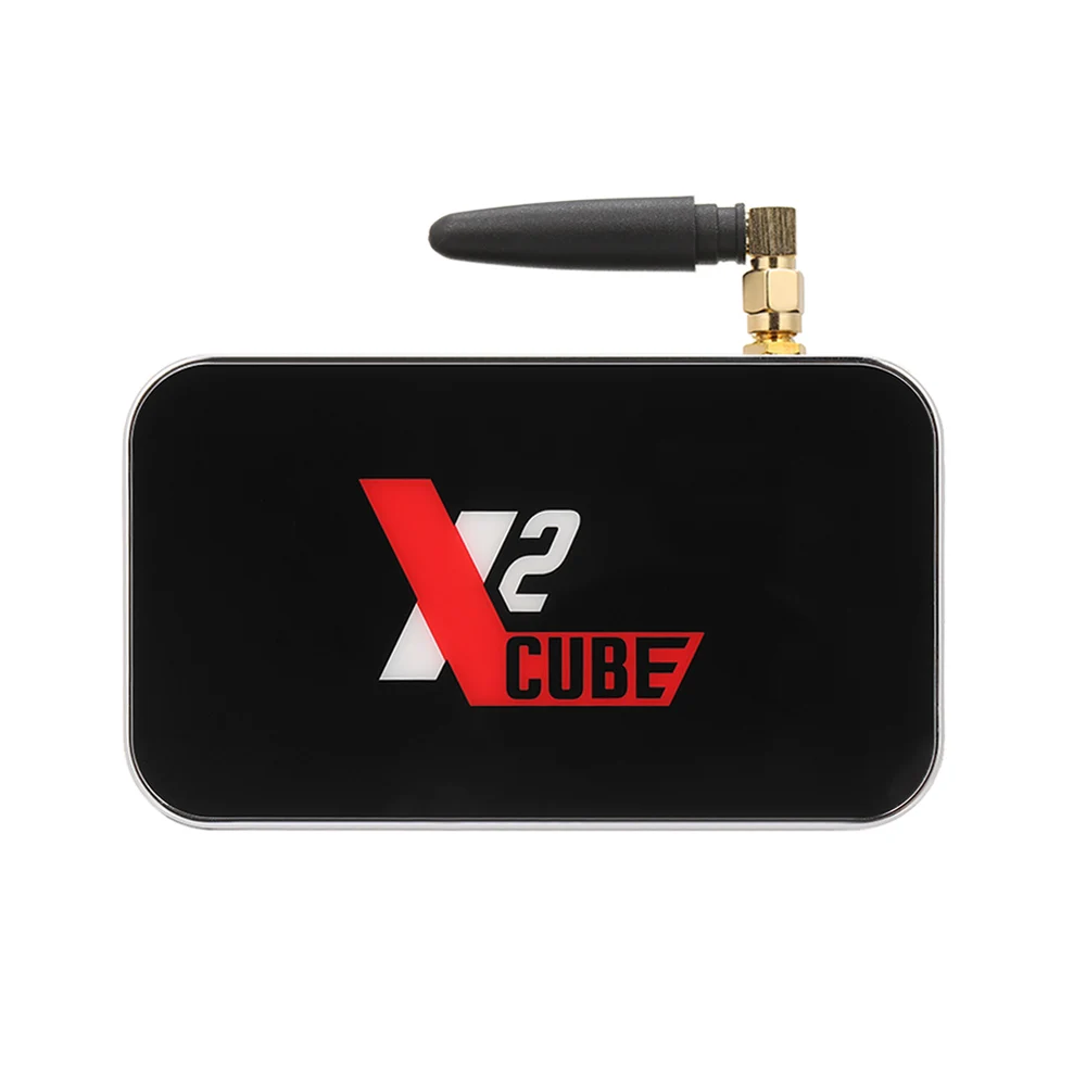 X2 cube Smart Android 9,0 tv Box 4K медиаплеер Amlogic S905X2 2GB LPDDR4 16GB EMMC tv Box 2,4G/5G WiFi 1000M LAN телеприставка