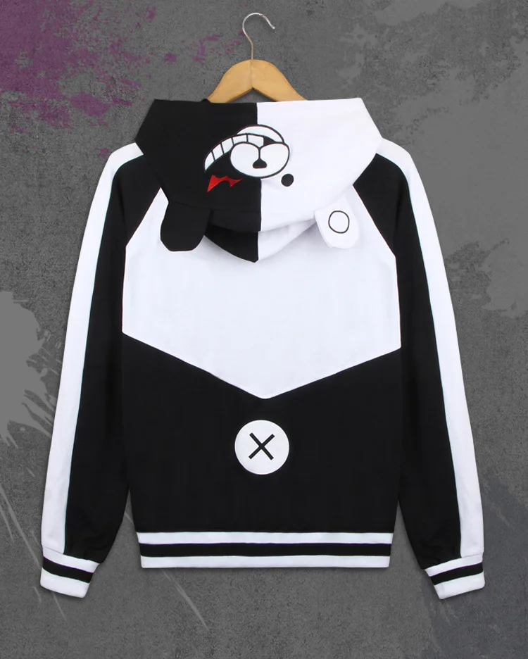 Cosplay&ware Danganronpa Monokuma Cosplay Costume Unisex Hoodie Sweatshirt T-shirt Hooded Jacket Daily Casual Coat Game Anime Peripheral -Zentai shop online Ha2c18575b9d941089ee2ff2264807195l.jpg