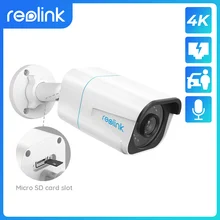 Reolink Smart Ip Camera 4K 8MP Poe Outdoor Infrarood Nachtzicht Bullet Camera Featured Met Persoon/Voertuig Detectie RLC-810A