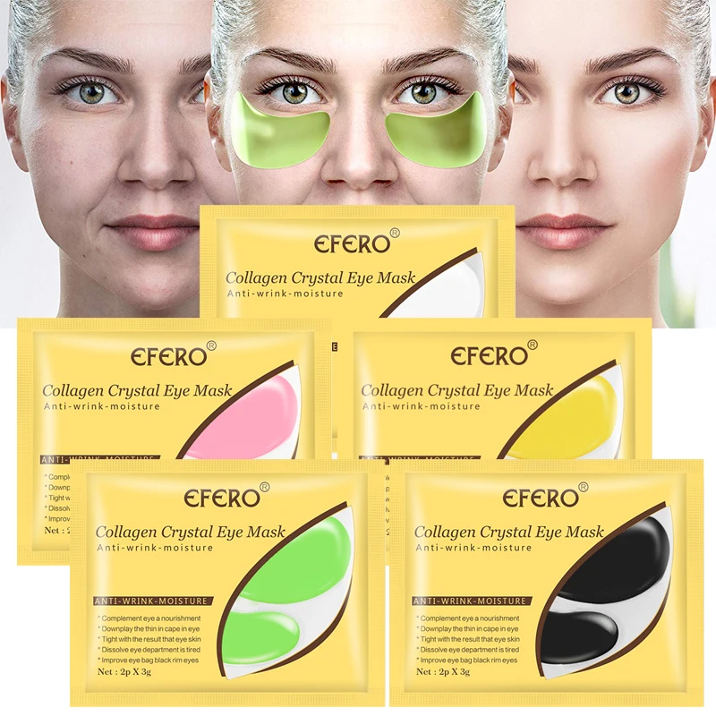 

Gold Crystal Collagen Eye Mask Eye Patches For Eye Care Dark Circles Remove Anti-Aging Wrinkle Skin Care Eyes Masks Gel Eye Pads