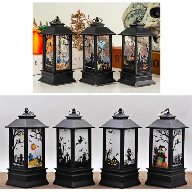 Pumpkin Lamp Halloween Light Creative Pumpkin Light Party LED Romantic Hanging Lantern
