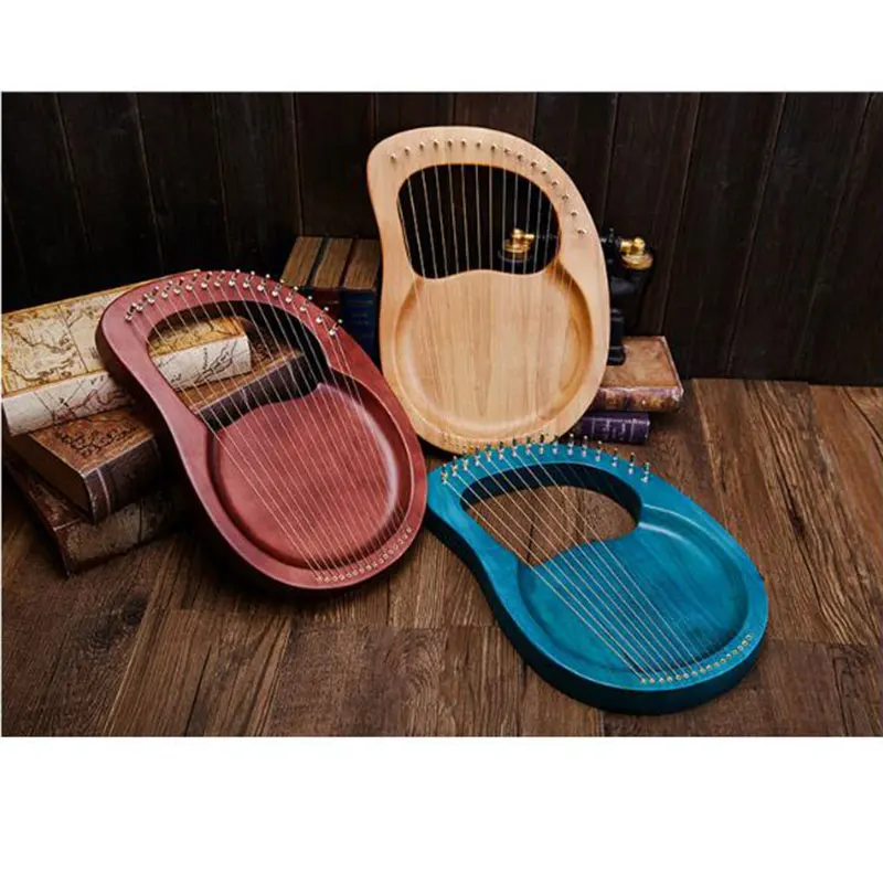 Lyre Harp 10 16 19 String Harp Mahogany Body Lyra Instrument