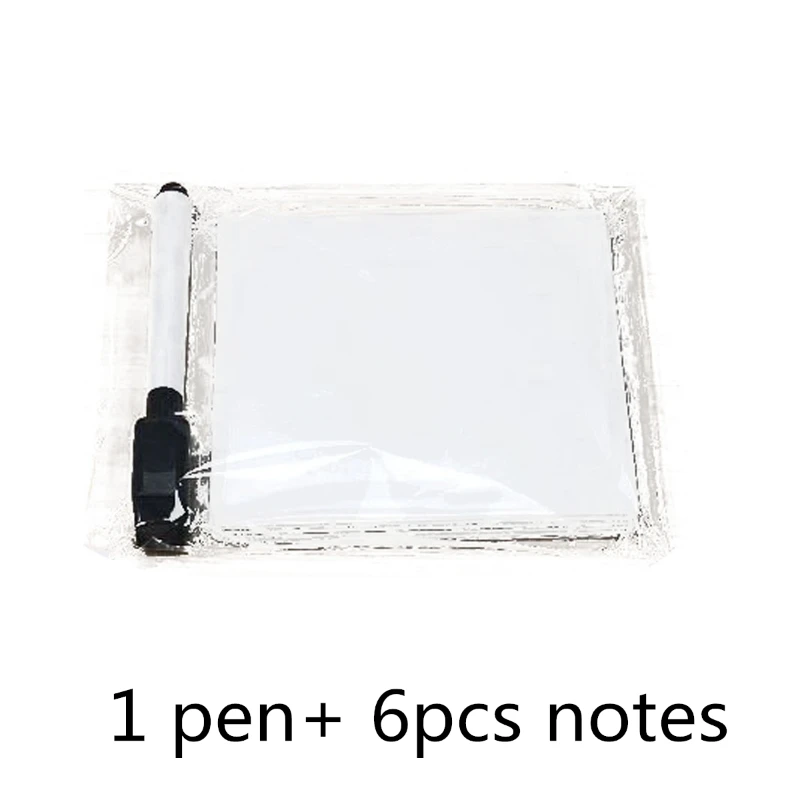 Dry Wipe Sticky Notes Pad, etiquetas reutilizables extraíbles pegatina para cubos de almacenamiento 1XCB