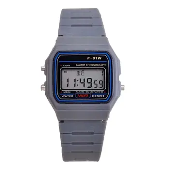 

Sports Electronic Watch Multi-Function Ultra-Thin Luminous Alarm Clock Children'S F-91W Electronic Watch