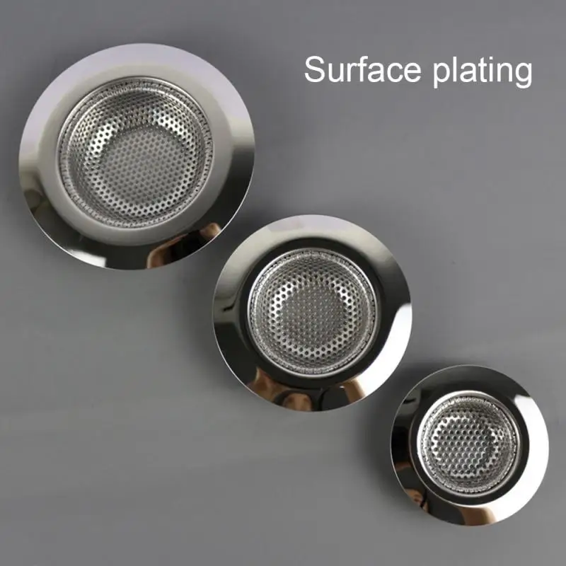 Stainless Steel Sewer Filter Barbed Wire Waste Plug / Floor Drain Sink Filter To Prevent Clogging kitchen appliances 7/9/11.3cm