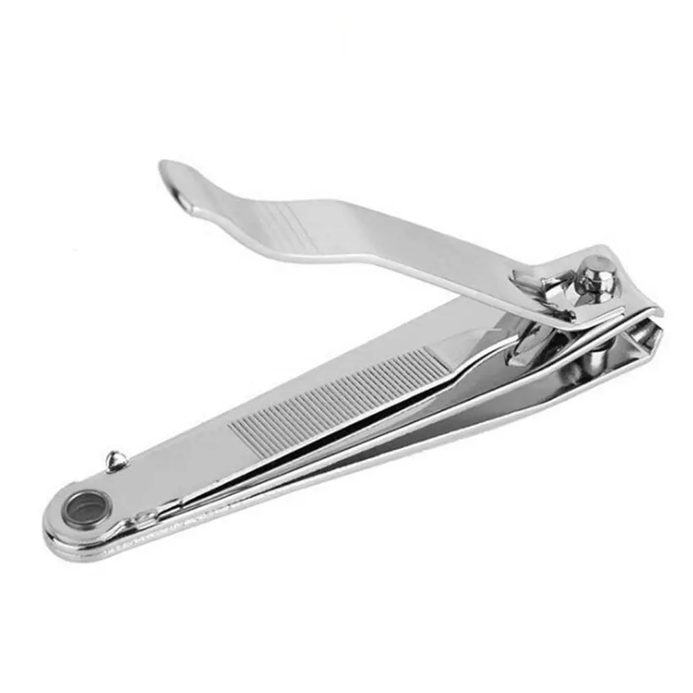 

Nail Clippers Household Flat Nail Clippers Convenient And Practical Stainless Steel Nail Clippers With File