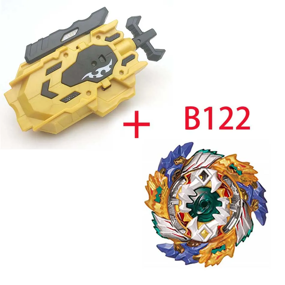 Beyblade Burst B129 CHO-Z VALKYRIE. Z. Ev с левым и правым двухсторонним пусковым устройством, металлический бустер, топ стартер, гироскоп, спиннинговая игрушка для боя - Цвет: B122