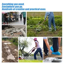 100 упаковка(50 пар), модные бахилы, одноразовые, водонепроницаемые, для дождливой обуви, Нескользящие, резиновые, дождевые сапоги, обувь