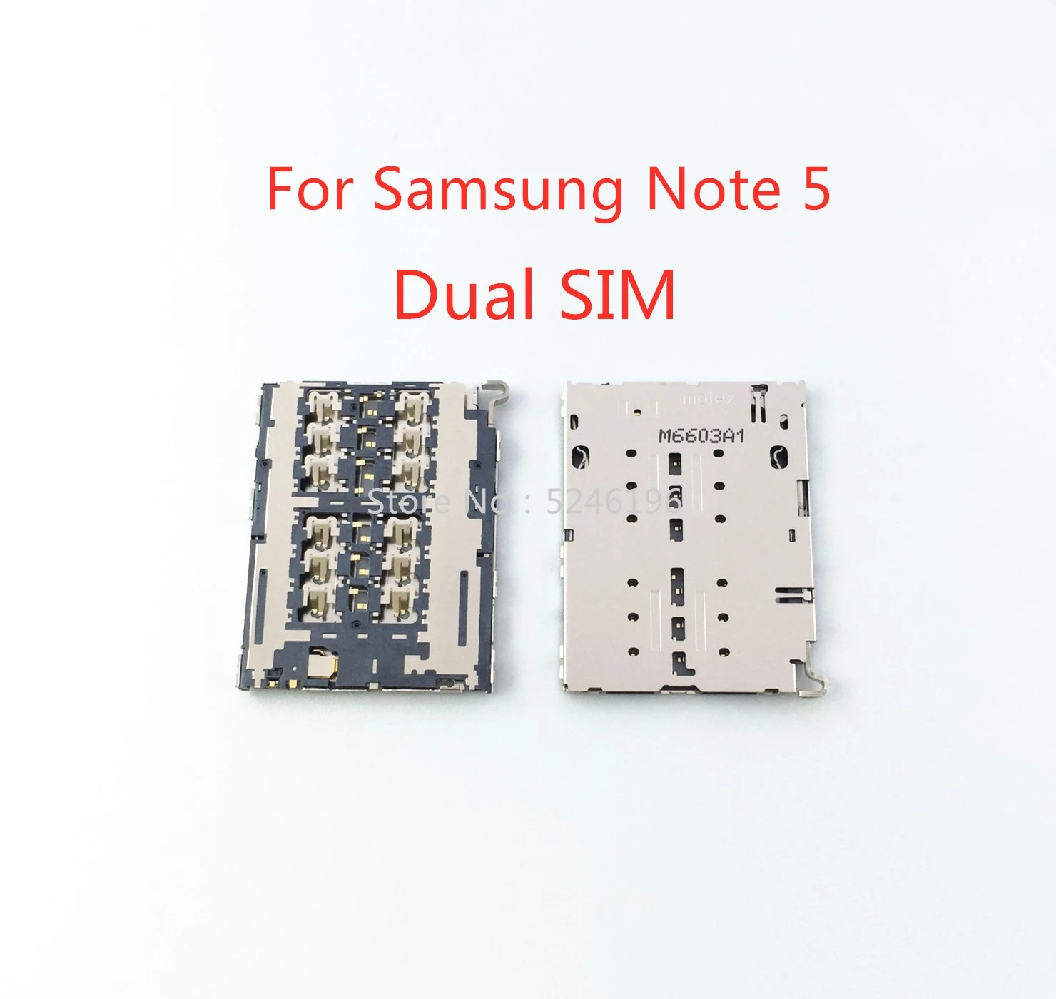 For Samsung Galaxy Note 5 N9200 N9208 N9209 Dual Sim Card Reader Tray Micro  Sd Memory Card Holder Slot Flex Cable Repair Parts - Mobile Phone Flex  Cables - AliExpress