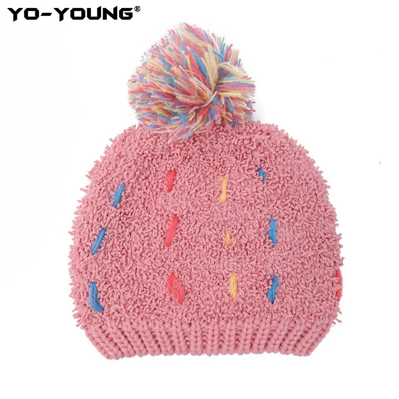 Yo-Young, вязаные шапочки, женские осенние шапочки, шапка, женская теплая шапка, хлопок, повседневная, Harajuku, шапочка вязаная, 53-58 см