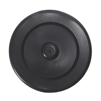 

Rubber sink drain garbage disposal plug flange 9cm diameter black