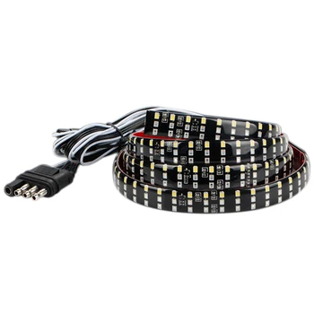 

60 Inch Triple Row Truck Tailgate Led Strip Light Bar With Reverse Brake Turn Signal For Jeep Pickup Suv Dodge
