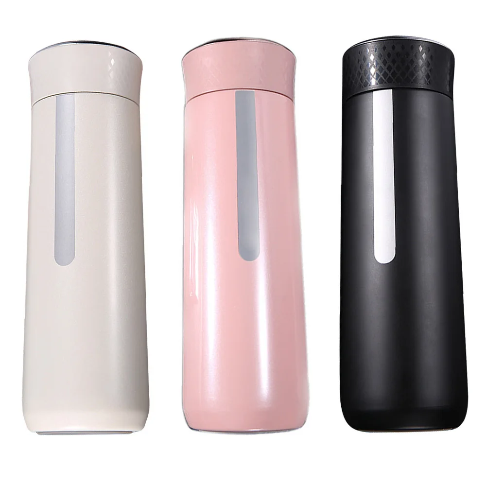 

480ml Stainless Steel Smart Water Bottle LED Temperature Display Vacuum Flasks Drinking Reminder Touch Insulation Cup Thermos