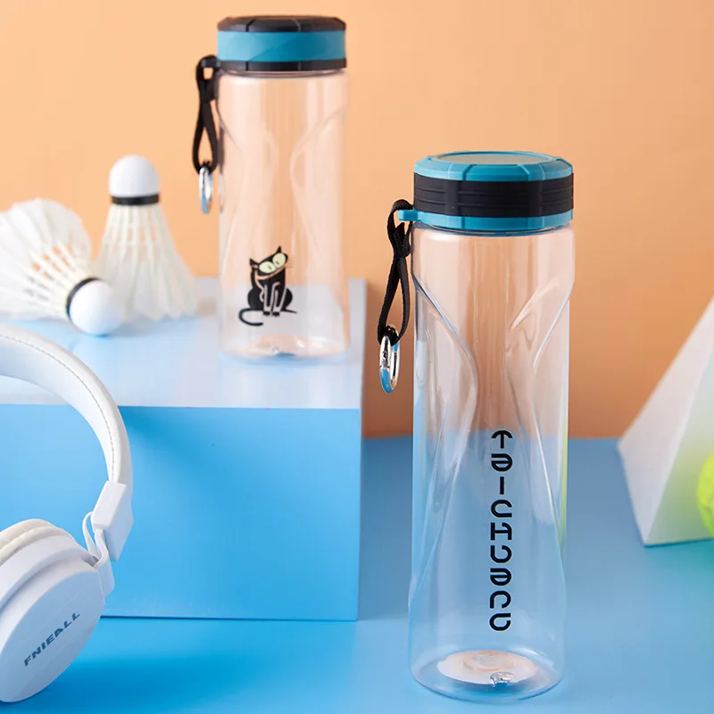 

Sets Record Tea Glass 400ml600ml Outdoor Sports Glass Plastic Students Sports Bottle