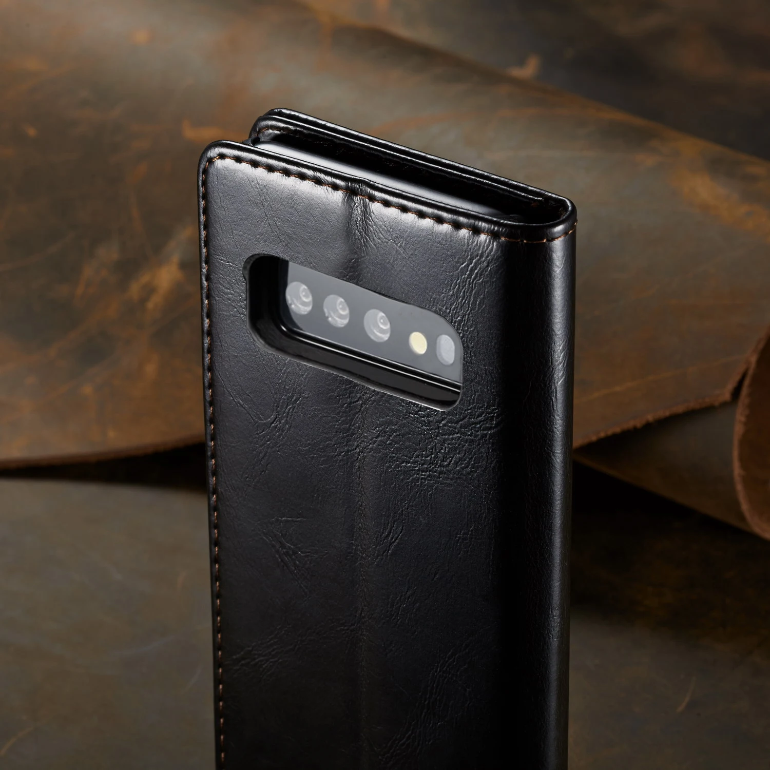 Haissky Флип кожаный чехол для samsung S10 S9 S8 плюс S7 край A70 A50 A20 A6 A7 A8 J6 A3 A5 A7 Магнитный кошелек Чехол