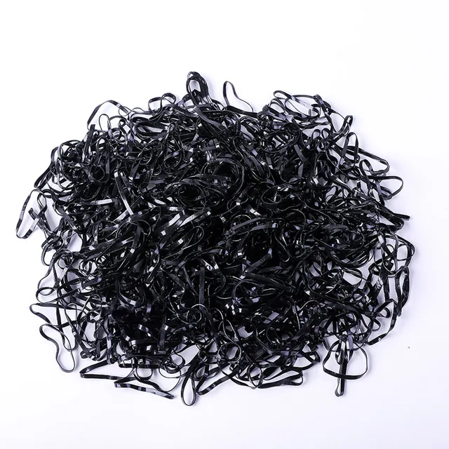 500Pcs/Pack Colorful Small Disposable Hair Bands Scrunchie Girls Elastic Rubber Band Ponytail Holder Hair Accessories Hair Ties style-9