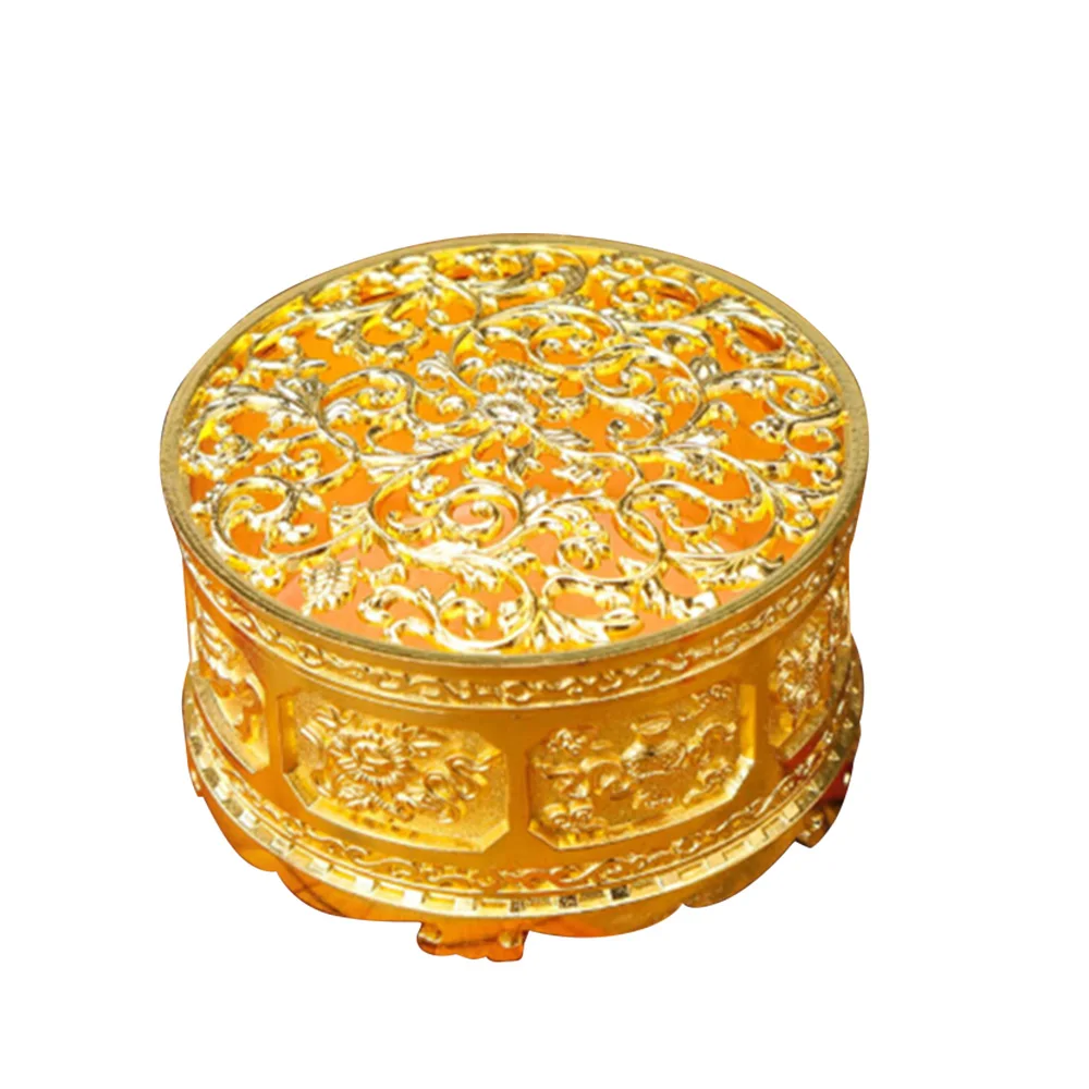 Zinc Alloy Incense Burner Holder Home Office Teahouse Home Decor Chinese Buddha Incense - Цвет: Gold