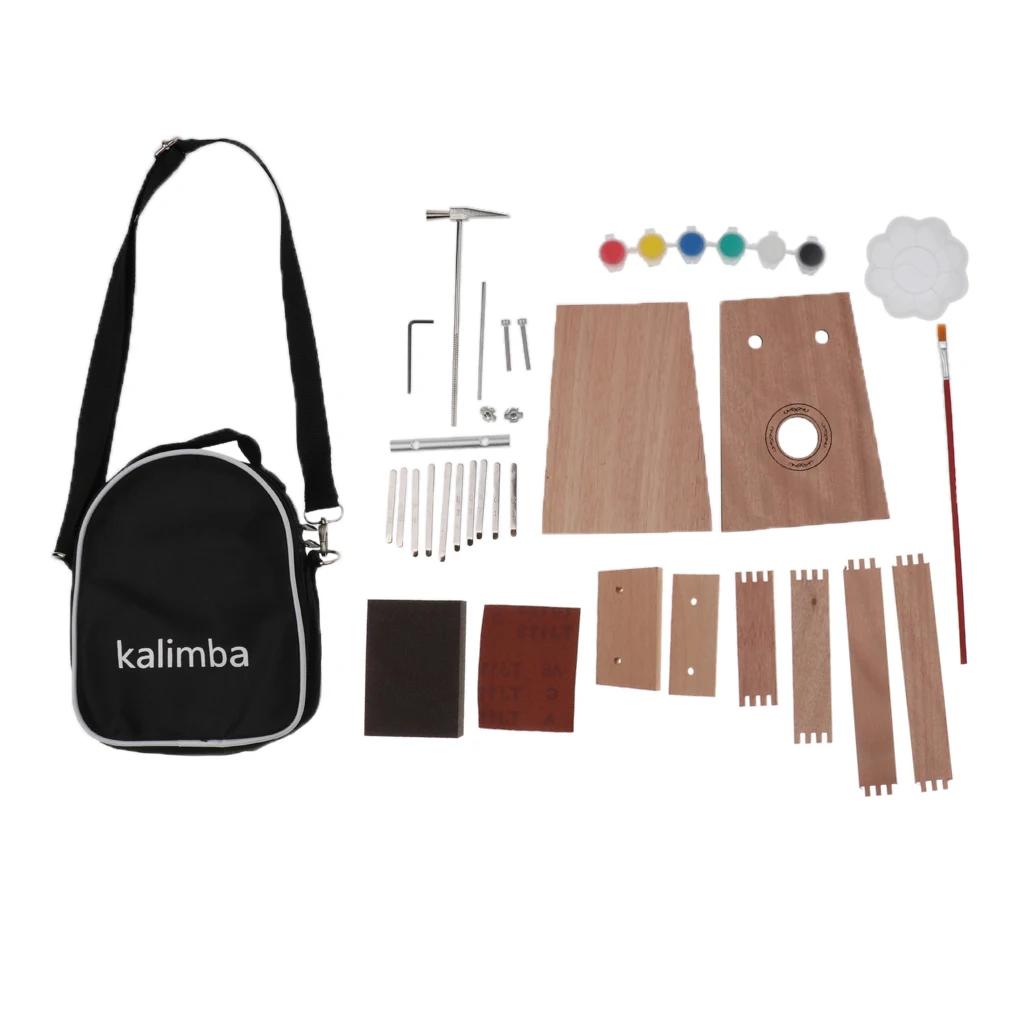 1 упаковка картина 10 ключей C Ключ Kalimba Mbira Lamellaphone DIY наборы подарок для детей друзей