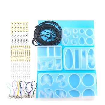 

Earrings Resin Mold Resin Mold Including Earrings, Earring Hooks, Jump Ring, Eye Needle DIY Jewelry Crafting