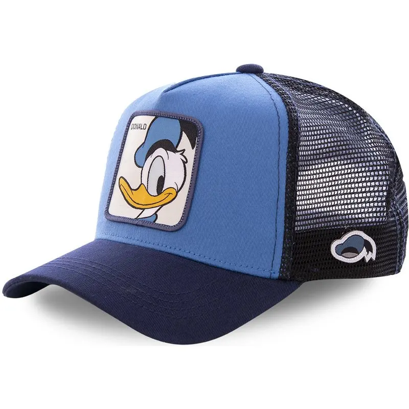 High Quality Disney Animal Mickey Anime Snapback Cotton Baseball Cap Men Women Hip Hop Dad Mesh Trucker Hat Dropshipping