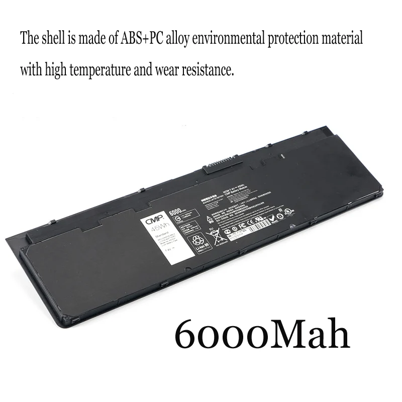 1 шт. аккумулятор для ноутбука Внутренний для Dell широта E7240 E7250 WD52H