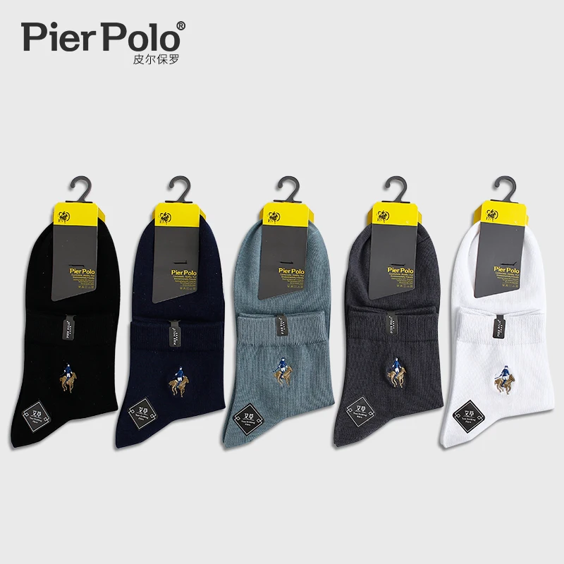 Мужские деловые носки PIER POLO высокое качество мужские хлопковые брендовые