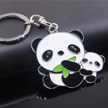 

Panda Key chain New Cute Panda Keychain for Bag Car Key Ring Tourism Souvenir Gifts Key chains