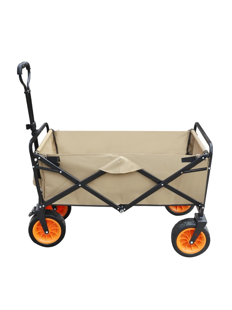 Походная четырехколесная Складная портативная тележка для фотосъемки удочка