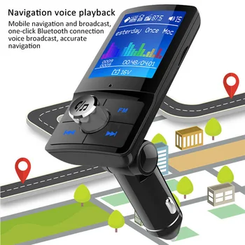 

Kit FM Transmitter Bluetooth FM Transmitter Player Hands Radio Adapter