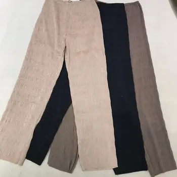 

Autumn 2019 Urban Casual Women's Polyester Straight Tube Pants Thin Casual Women Pants