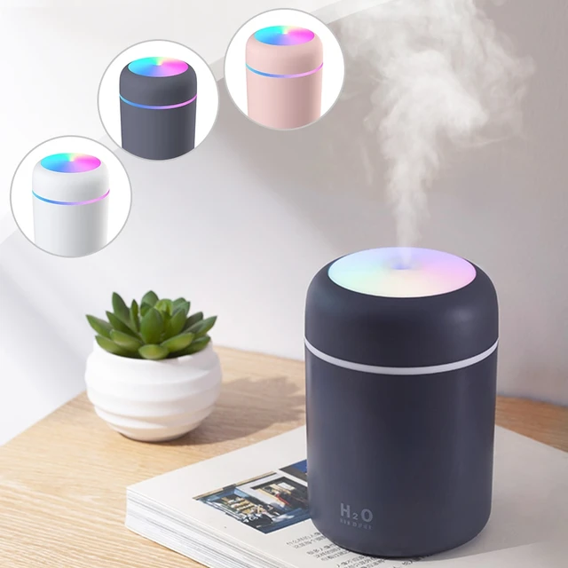 Humidificateur d'air intelligent à ultrasons, diffuseur d'arômes à brume  fraîche avec lumière LED pour document, brumisateur de bureau et de voiture  - AliExpress