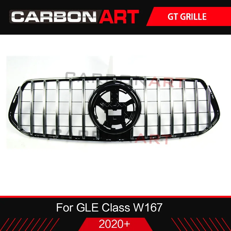 GLE класса W167 GT R решетка для mercedes GLE класса W167 внедорожник 4matic передняя решетка GLE300 GLE350 GLE450