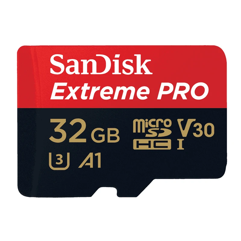 Двойной Флеш-накопитель SanDisk A1A2, мicro sd, TF карта Class10 16 Гб оперативной памяти, 32 Гб встроенной памяти Micro sd card 64 Гб 128 карты памяти карта, видеокарта sd карты u3 памяти - Емкость: SDQXP-32GB