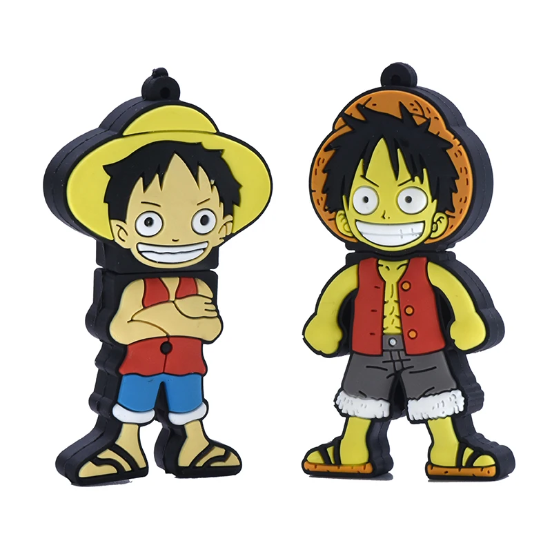 One piece pen drive 64 ГБ 32 ГБ 16 ГБ 8 ГБ 4 ГБ usb мультяшка флэш-накопитель 128 ГБ 256 ГБ Луффи Зоро U stick Sanji Chopper pendrive