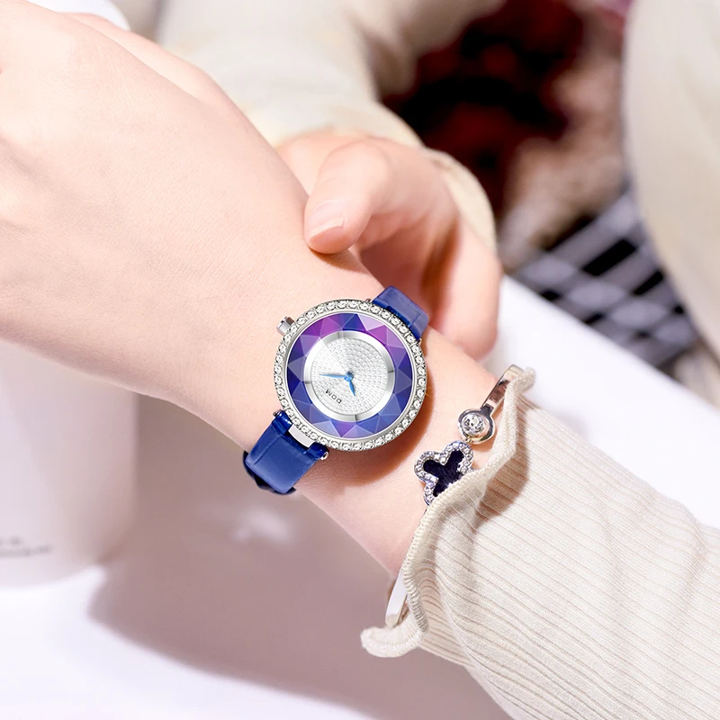 DOM Fashion Women's Watch Diamond-set Fashion women's waterproof watch G-1373