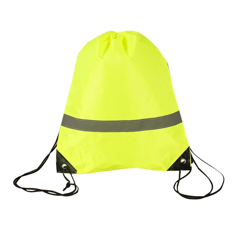 

Outdoor Portable Lightweight Gym Fitness Trip Drawstring Backpack Bag Reflective Shoulder Strap Yoga